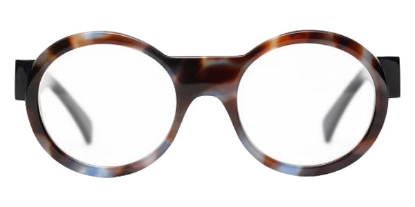 Henau® Bora Eyeglasses HEN-BORA-1H04-48 - Havana With Bleu - 1H04