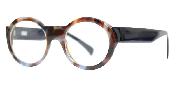 Henau® Bora Eyeglasses HEN-BORA-1H04-48 - Havana With Bleu - 1H04