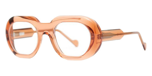 Henau® Flanagan Eyeglasses HEN-FLANAGAN-1H50-51 - Red - Brown Transparent - 1H50