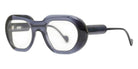 Henau® Flanagan Eyeglasses HEN-FLANAGAN-J41-51 - Transparant Blue - J41