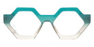 Henau® Hexaplus Eyeglasses HEN-HEXAPLUS-1H12-55 - Green - 1H12