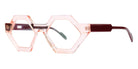 Henau® Hexaplus Eyeglasses HEN-HEXAPLUS-5070-55 - Transparant Pink - 5070