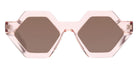 Henau® Hexaplus Sun Sunglasses HEN-HEXAPLUS-SUN-5070-55 - Transparant Pink - 5070