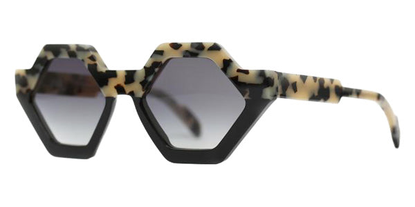 Henau® Hexaplus Sun Sunglasses HEN-HEXAPLUS-SUN-X74-55 - Black  - X74