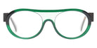 Henau® Kamila Eyeglasses HEN-KAMILA-R66-54 - GREEN TRANSPARENT