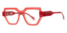 Henau® Lazo Eyeglasses HEN-LAZO-1H44-50 - Red - 1H44