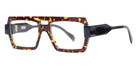 Henau® Pano Eyeglasses HEN-PANO-1H28C-52 - Tortoise - 1H28c