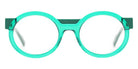 Henau® Rotti Eyeglasses HEN-ROTTI-0H96-50 - Green Transparent - 0H96