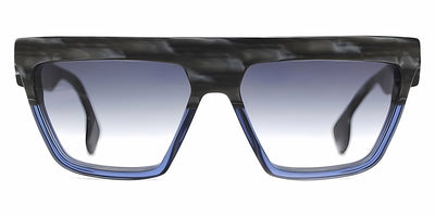 Henau® Sandro Sun H SANDRO SUN G89 61 - Gray Horn Transparant Blue/Light Gray G89 Sunglasses