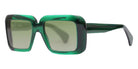 Henau® Tobogan Sun Sunglasses HEN-TOBOGAN-SUN-R66-53 - Green Transparent - R66