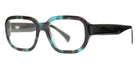 Henau® Zora Eyeglasses HEN-ZORA-1H59-54 - Blue Turtle - 1H59