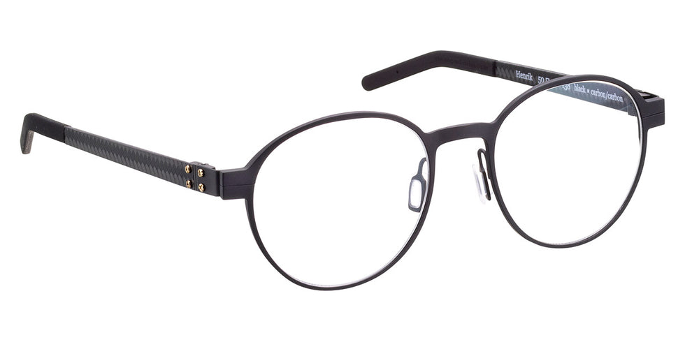 BLAC® HENRIK BLAC HENRIK BLACK 50 - Black / Black Eyeglasses