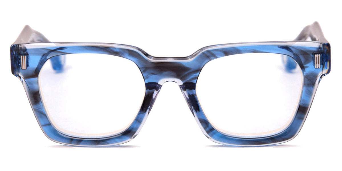Blake Kuwahara® HENSMAN BLK HENSMAN BLUE HORN 50 - Blue Horn Eyeglasses