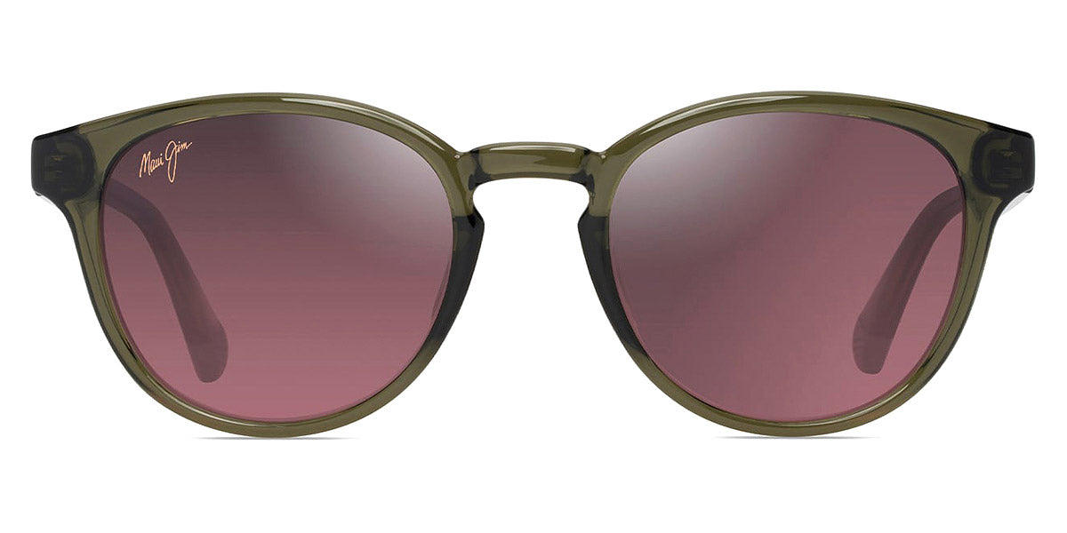 Maui Jim® Hiehie MAU Hiehie RS636-15 50 - Trans Green/Shiny / Maui Rose Sunglasses