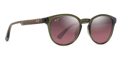 Maui Jim® Hiehie MAU Hiehie RS636-15 50 - Trans Green/Shiny / Maui Rose Sunglasses