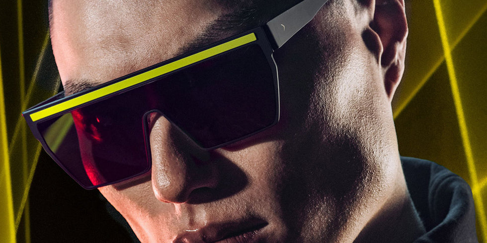 Blackfin® HIGHLIGHTER 01 BLF Highlighter 01 1471 135 - Blackfin Black/Neon Yellow Sunglasses