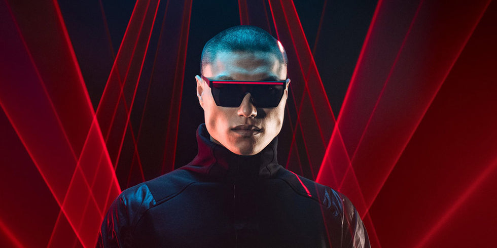 Blackfin® HIGHLIGHTER 01 BLF Highlighter 01 1472 135 - Blackfin Black/Fluo Red Sunglasses