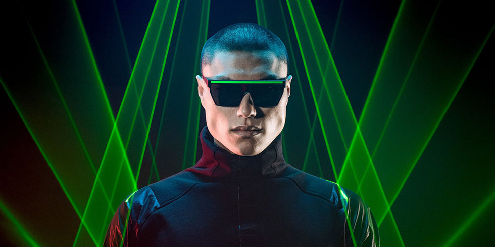 Blackfin® HIGHLIGHTER 01 BLF Highlighter 01 1475 135 - Blackfin Black/Electric Green Sunglasses