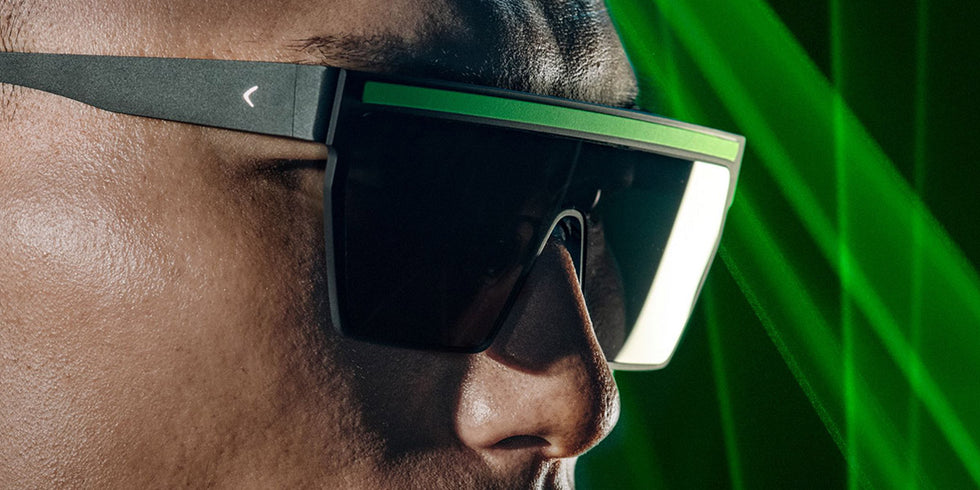 Blackfin® HIGHLIGHTER 01 BLF Highlighter 01 1475 135 - Blackfin Black/Electric Green Sunglasses