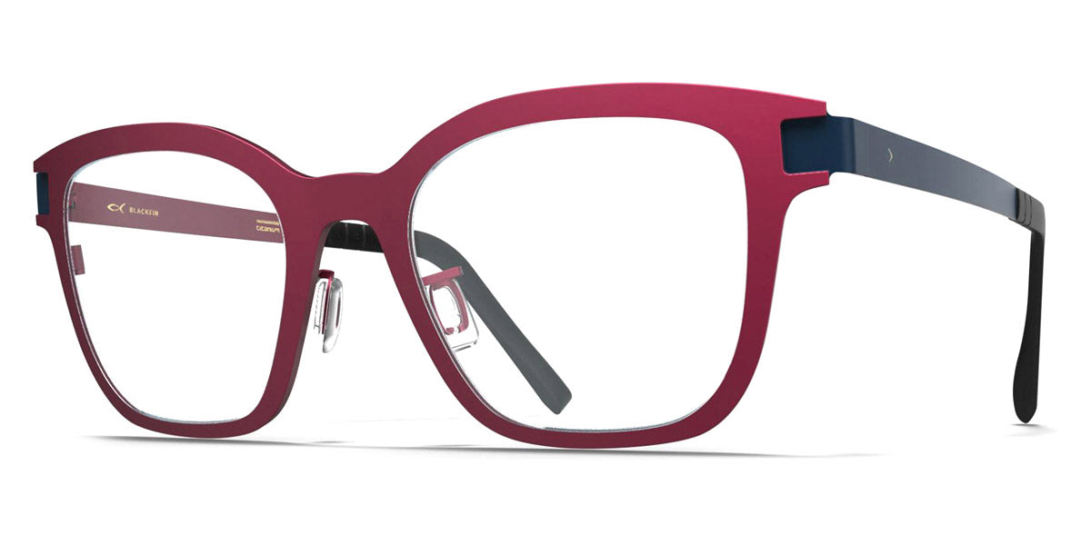 Blackfin® HILO BLF Hilo 1834 51 - Storm Navy Blue/Burgundy Red Eyeglasses