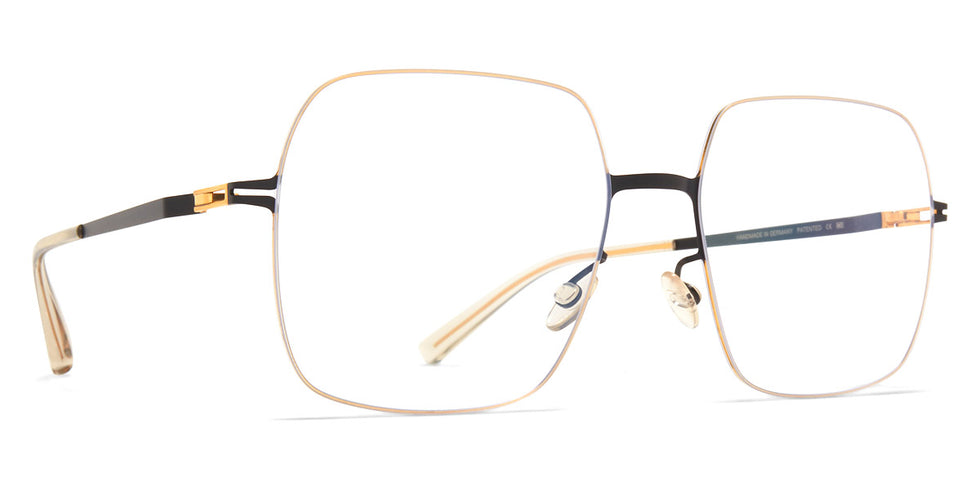 Mykita® HIMIKO MYK HIMIKO Black/Glossy Gold 52 - Black/Glossy Gold Eyeglasses