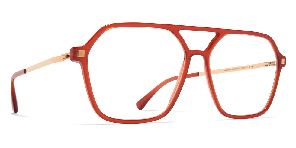 Mykita® HITI MYK HITI C152 Milky Peach/Champagne Gold 56 - C152 Milky Peach/Champagne Gold Eyeglasses