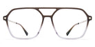 Mykita® HITI MYK HITI C157 Grey Gradient/Shiny Silver 56 - C157 Grey Gradient/Shiny Silver Eyeglasses