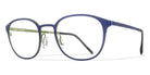 Blackfin® HOLECOMB BLF HOLECOMB 1166 49 - Galaxy Blue/Olive Green Eyeglasses