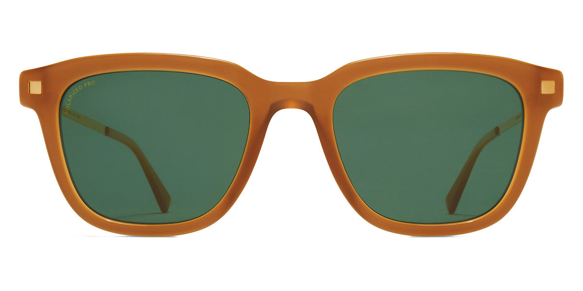 Mykita® HOLM MYK HOLM C99 Brown Dark Brown/Glossy Gold / Polarized Pro Green 15 51 - C99 Brown Dark Brown/Glossy Gold / Polarized Pro Green 15 Sunglasses