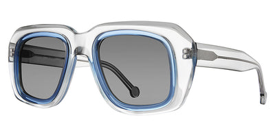 L.A.Eyeworks® HOT TUB LA HOT TUB 759 51 - Deep Freeze with Blue Crystal Insert. Grey Solid Lens Sunglasses