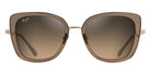 Maui Jim® Violet Lake MAU Violet Lake HS843-24A 53 - Transparent Taupe with Gold/HCL® Bronze Sunglasses