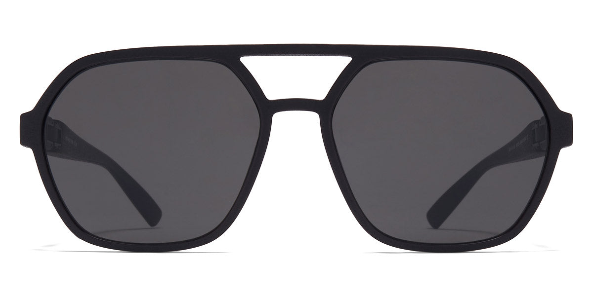 Mykita® HYDRA MYK HYDRA MD1 Pitch Black / Dark Grey Solid 57 - MD1 Pitch Black / Dark Grey Solid Sunglasses