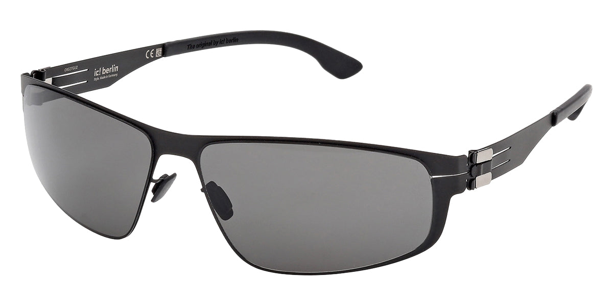 Ic! Berlin® SCOTT IC0063 02D 63 - Black Sunglasses