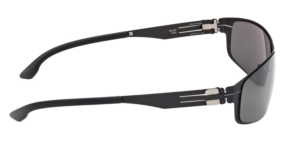 Ic! Berlin® SCOTT IC0063 02D 63 - Black Sunglasses