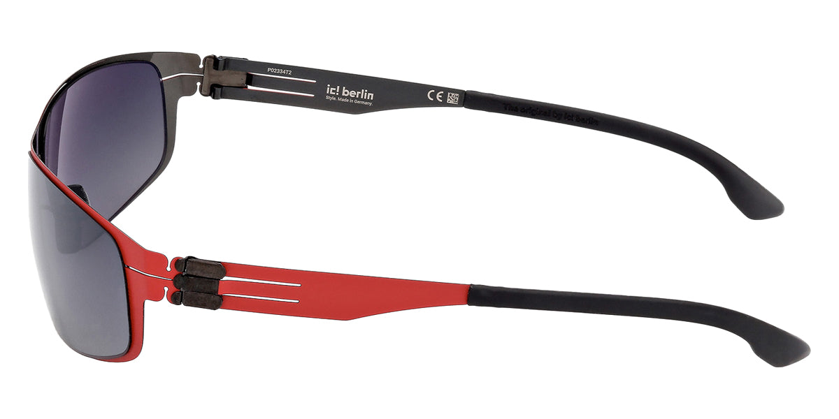Ic! Berlin® SCOTT IC0063 68B 63 - Lava Gun-Metal Sunglasses
