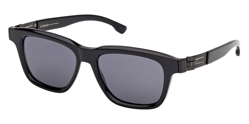 Ic! Berlin® GABRIEL Sunglasses - Shiny Black / Matte Black
