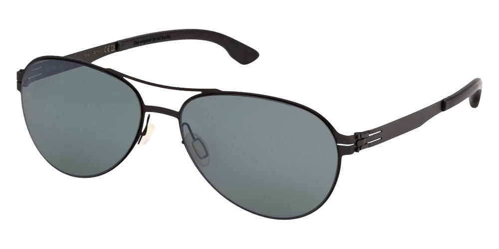 Ic! Berlin® Radi Sunglasses- 02R - Matte Black / Matte Black