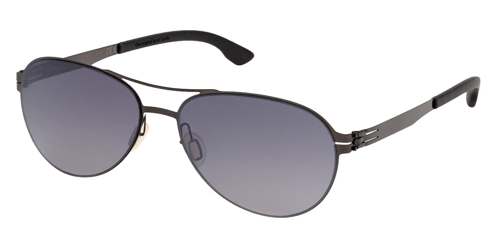 Ic! Berlin® Radi Sunglasses- 08B - Black/Horn / Black/Horn