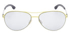 Ic! Berlin® Radi Sunglasses- 41A - Matte Palladium / Matte Palladium