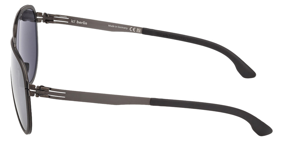Ic! Berlin® RHENIUM Sunglasses - Black/Monocolor / Black/Horn