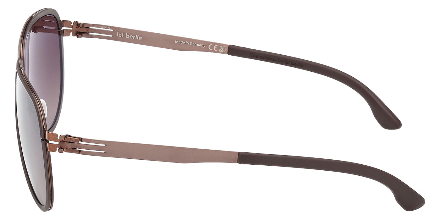 Ic! Berlin® RHENIUM Sunglasses - White/Texture / White/Havana