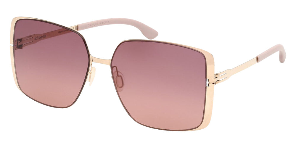 Ic! Berlin® Jinna Sunglasses- 28Z - Matte Sandblasted Dark Ruthenium / Matte Sandblasted Dark Ruthenium