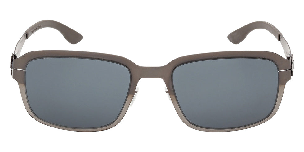 Ic! Berlin® JONTE Sunglasses - Matte Antiqued Dark Nickeltin / Matte Black