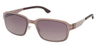 Ic! Berlin® JONTE Sunglasses - White/Texture / White/Horn