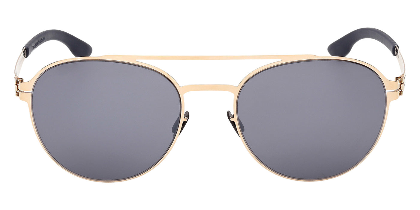 Ic! Berlin® LORIS Sunglasses - Matte Sandblasted Dark Ruthenium / Matte Sandblasted Dark Ruthenium
