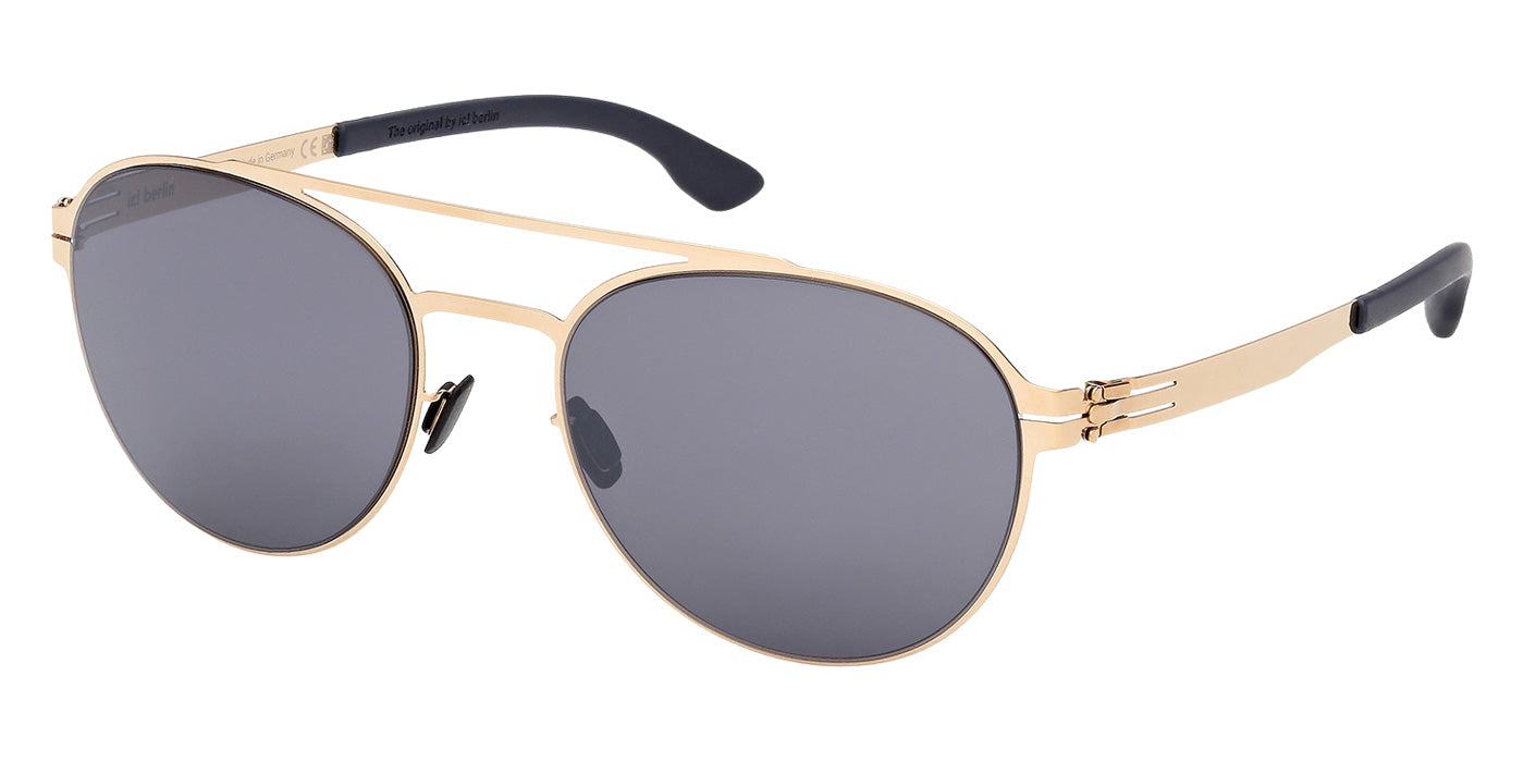 Ic! Berlin® LORIS Sunglasses - Matte Sandblasted Dark Ruthenium / Matte Sandblasted Dark Ruthenium