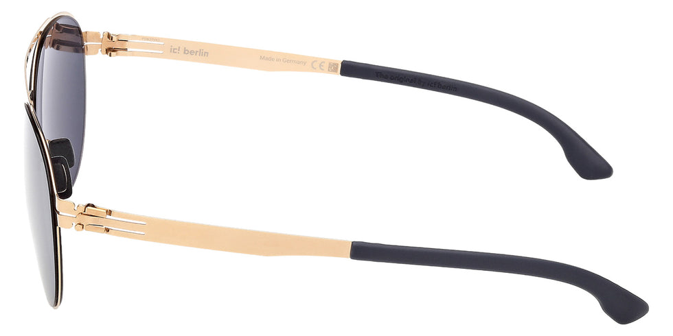 Ic! Berlin® LORIS Sunglasses - Matte Sandblasted Dark Ruthenium / Matte Sandblasted Dark Ruthenium