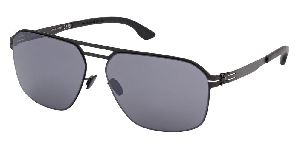 Ic! Berlin® Rasmus Sunglasses- 02A - Matte Black / Matte Black