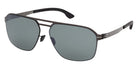 Ic! Berlin® Rasmus Sunglasses- 08R - Black/Horn / Black/Horn