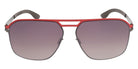 Ic! Berlin® Rasmus Sunglasses- 68F - White/Texture / Matte Black